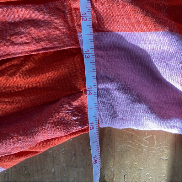 True Vintage Red and Pink Checkered Day Dress - Picture 6 of 7